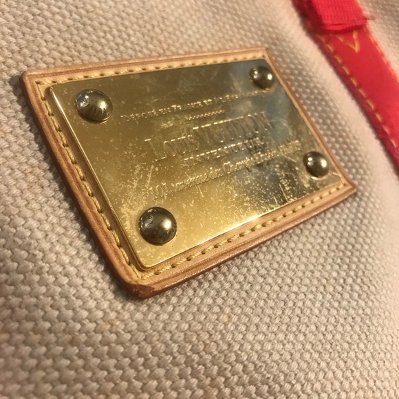 Louis Vuitton Inventeur Cabas MM beige x red bag - Picture 3 of 9